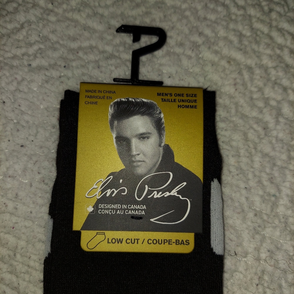 Elvis Presley Low Cut Socks Men’s New - Picture 2 of 4